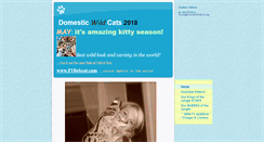 Desktop Screenshot of domesticwildcat.com